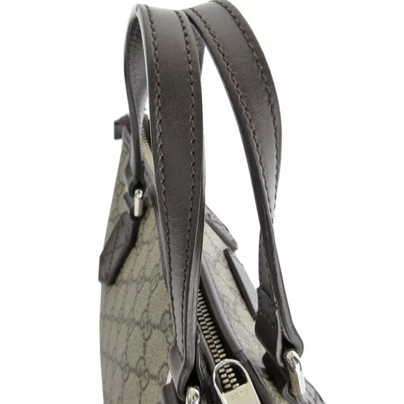 GUCCI GG SupremeHandbag Crossbody Shoulder Bag Beige / brown PVC - Picture 5 of 12